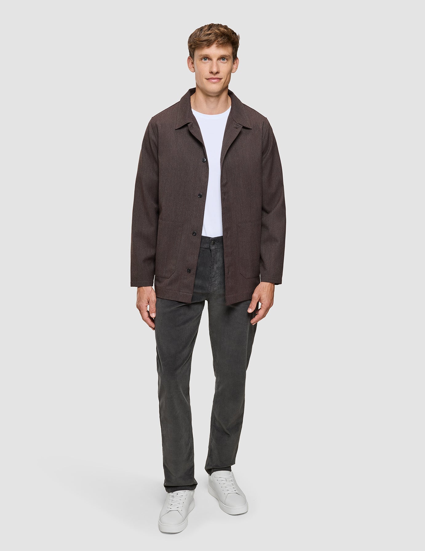 Heritage Overshirt Ash Brown